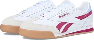 Reebok Lifestyle Campio XT Athletic Shoes White/Very Berry/Y2K Blue : Mens 11 - Womens 12.5 Medium, Leather/Suede