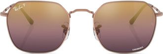 Ray-Ban Jim mirrored sunglasses - unisex - Metal - 53 - Gold