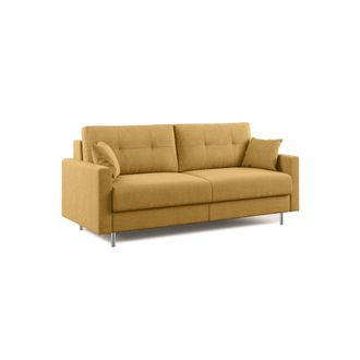 Divani.Store Megan Sof&aacute; Convertible En Microfibra Extra&iacute;ble 168 Cm (mat. 120x197) Amarillo