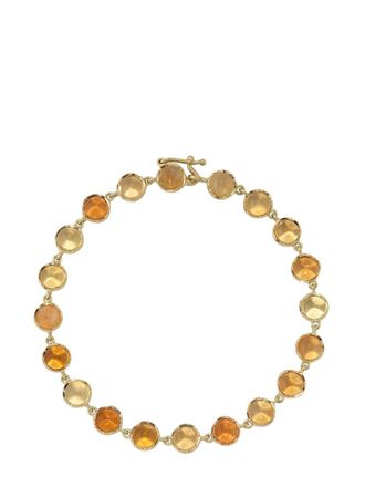 Irene Neuwirth Bracciale Classic Link in oro giallo 18kt con opale
