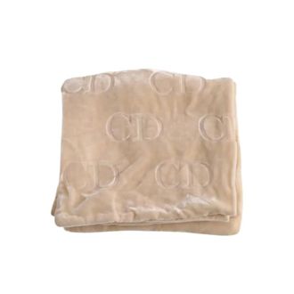 Dior Pre-owned Velvet Scarf - Dames - Pre-owned - Beige - Maat: ONE Size Velours