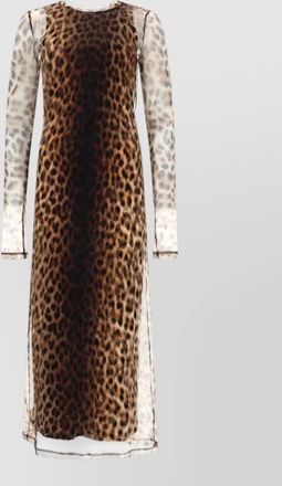 Sportmax tulle detail midi dress