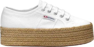 Superga Dames/Dames 2790 Touw Platform Trainers (Wit)