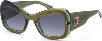 Dsquared2 Womens D20137 54 S 4C3 Sunglasses - Green - One Size