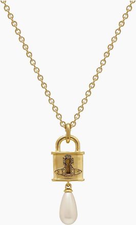 Vivienne Westwood Womens Celestia Small Pendant Gold - Size: OS