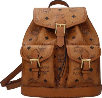 MCM Mcm Damess Tassen En Rugzakken Arena Stof Bruin/Cognac