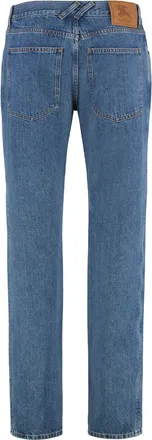 Burberry Mens 5-Pocket Slim Fit Jeans Denim Cotton Slim-Fit