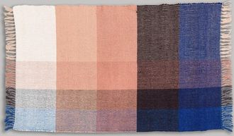 Maisons du monde Alfombra de lana tejida, multicolor, 90x150 cm