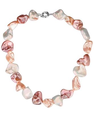 Liv Oliver 18K 12 -20Mmmm Pearl Chunky Necklace