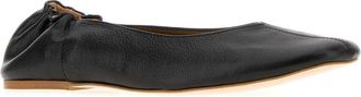 A.P.C. Womens Juliet Ballet Flat Black Leather