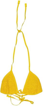 Burberry Womens Crinkled-Nylon-Bikini-Top, Size Medium