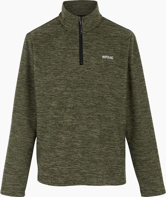 Regatta Mens Regatta Mens Thompson Marl Half Zip Fleece Jacket - Green - Size: 40/Regular