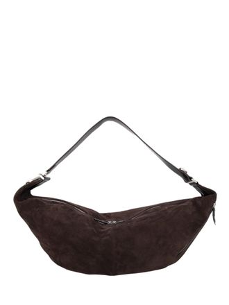 Christophe Lemaire Crescent-Shaped Shoulder Bag in Soft Split Cow Leather