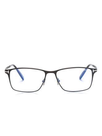 Tom Ford Eyewear Bril met rechthoekig montuur - Zwart