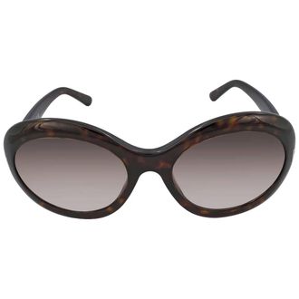 Tom Ford Liya Brown Gradient Round Ladies Sunglasses FT0918 52F 60