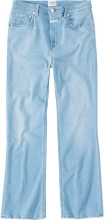 Closed Hi-Sun Skinny Flared Jeans - Dames - Cropped Jeans - Blauw - W26 - Katoen - Jeans