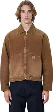 Carhartt Work in Progress OG Arcan Jacket - Heren - Spijkerjassen - Bruin - XL - Katoen - Jassen