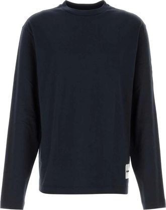 Jil Sander Sweatshirts, male, Blue, Size: XL Midnight Blue Cotton T-Shirt Set
