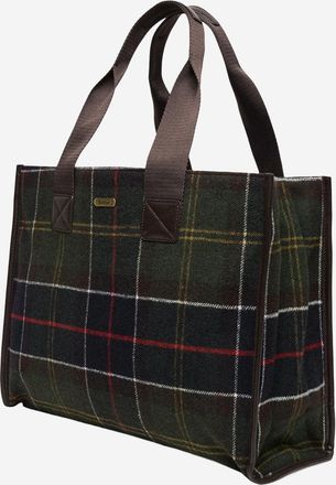Barbour Womens Tote Bag Turnberry Wool-Blend Check Multicolour Polyester Handbags Hand