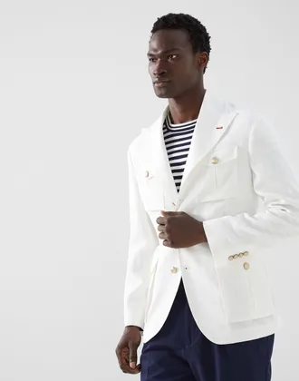 Brunello Cucinelli Beige Linen Mens Clothing