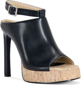 Azalea Wang Maelie Sandal in Black at Nordstrom, Size 8.5
