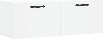 vidaXL Armario De Pared Madera De Ingenier&iacute;a Blanco 100x36,5x35 Cm Vidaxl