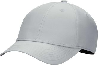 Nike Blanco Gestructureerde Baseballpet (Licht rookgrijs/zwart)