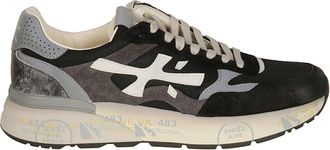 Premiata Mick 0.1 Low-Profile Suede Mesh Blend Sneakers