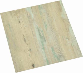 vidaXL Tablones De Suelo Autoadhesivos Marr&oacute;n Claro 30,5 X 30,5 Cm Vidaxl