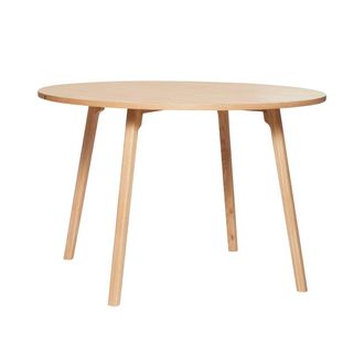H&uuml;bsch Ground Esstisch, &Oslash; 115 cm, Eiche