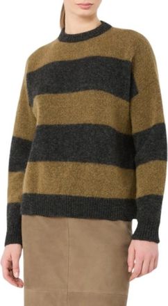 Max Mara Jersey Cuello Redondo Tuono - Knitwear - Mujer - Verde - XS