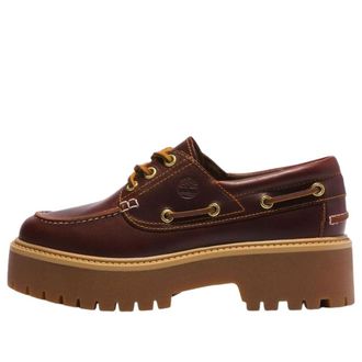 Timberland (WMNS) Timberland Stone Street Boat Platform Burnt Oak TB0A2QDMD571