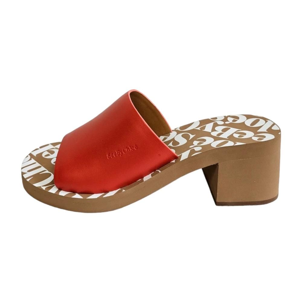 See by chloe mules on sale