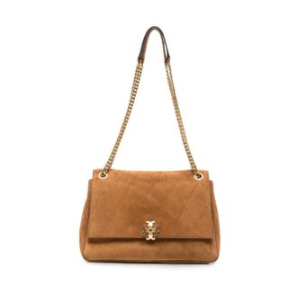 Tory Burch Dames, Tassen, Bruin, Maat: ONE Size Su&egrave;de