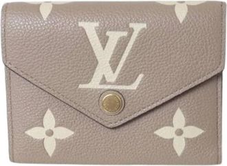 Louis Vuitton Pre-owned Wallets, female, Beige, Size: ONE SIZE Pre-owned Canvas wallets