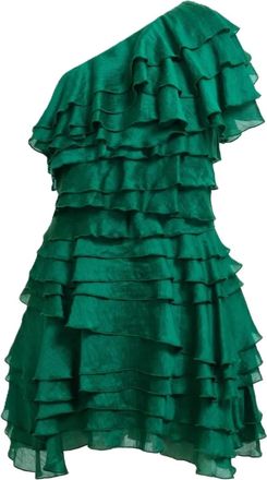 Aje Abito corto Rosaline con ruches - Verde