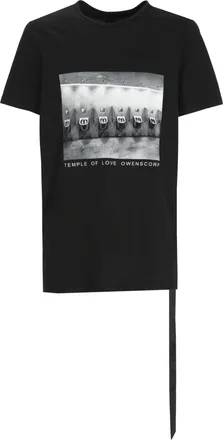 Rick Owens Black Level T Cotton T-Shirt