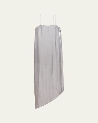 Helmut Lang Fluid Satin Slip Dress
