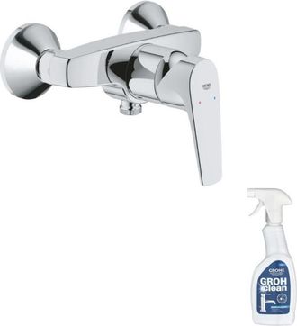 GROHE Quickfix Start Flow Mezclador De Ducha Mec&aacute;nico + Limpiador Grohclean - Grohe