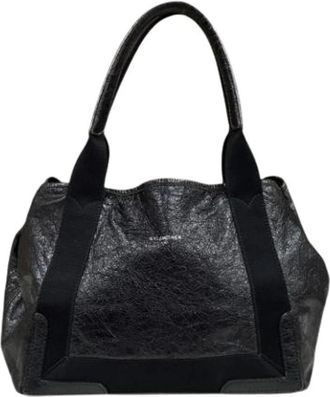 Balenciaga Pre-owned Vintage Tote - Dames - Vintage Handtas - Zwart - ONE Size - Leer - Vintage