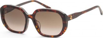 Jimmy Choo London Womens KARLYFS-0086-HA KARLYFS 57 0086 HA Karly Sunglasses - Brown - One Size