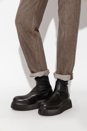 AGL Platform Ankle Boots Milagros, Womens, Brown
