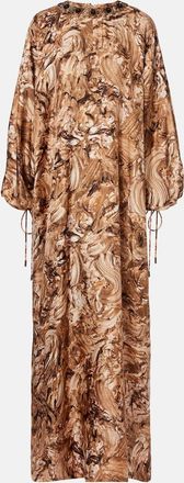 Max Mara Abito lungo Maroso in seta