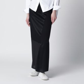 6397 Black patchwork skirt