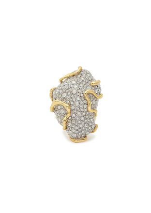 Alexis Bittar Alexis Bittar Solanales Pav&eacute; 14kt Gold-plated Ring - 7 (N)