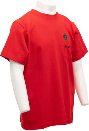 Dior Cotton Crew Neck T-Shirt - Red