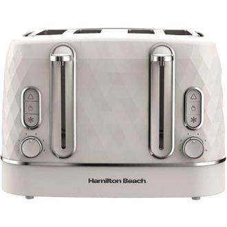 Hamilton Beach Diamond Toaster 4 Slice White - Hamilton Beach
