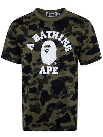 A Bathing Ape T-Shirt Camouflage 1St Camo College Tee