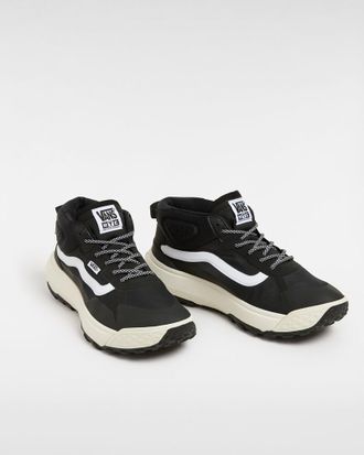 Vans Sneakerboots VANS MTE Crosspath Mid, Damen, Gr. 38,5, schwarz-weiss (schwarz, wei&szlig;), Synthetik, Textil, Schuhe Sneakerboots, Winterschuhe, wasserabwei