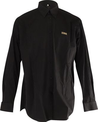Balenciaga Balenciaga Homme overhemd met knoopsluiting in zwart katoen
